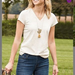 Matilda Jane Small Homebody V-Neck T-shirt